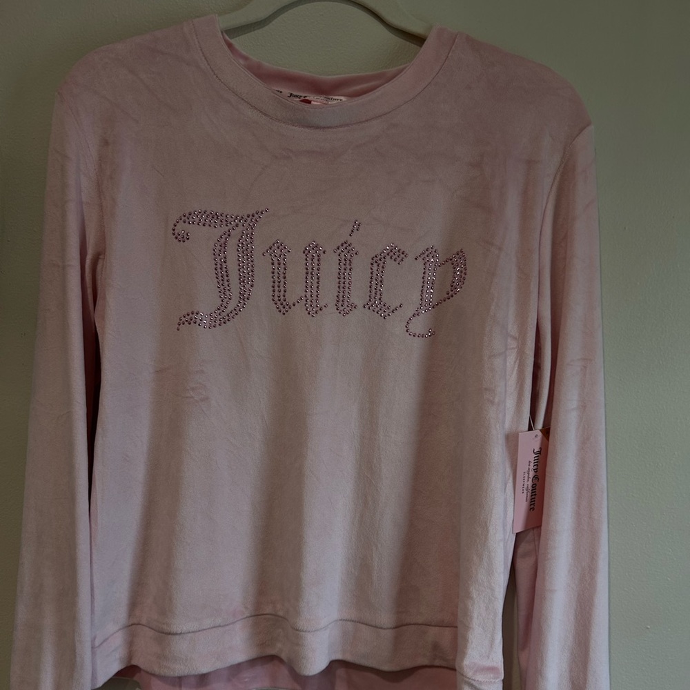 Juicy Couture Light Pink long sleeve Sleep Set